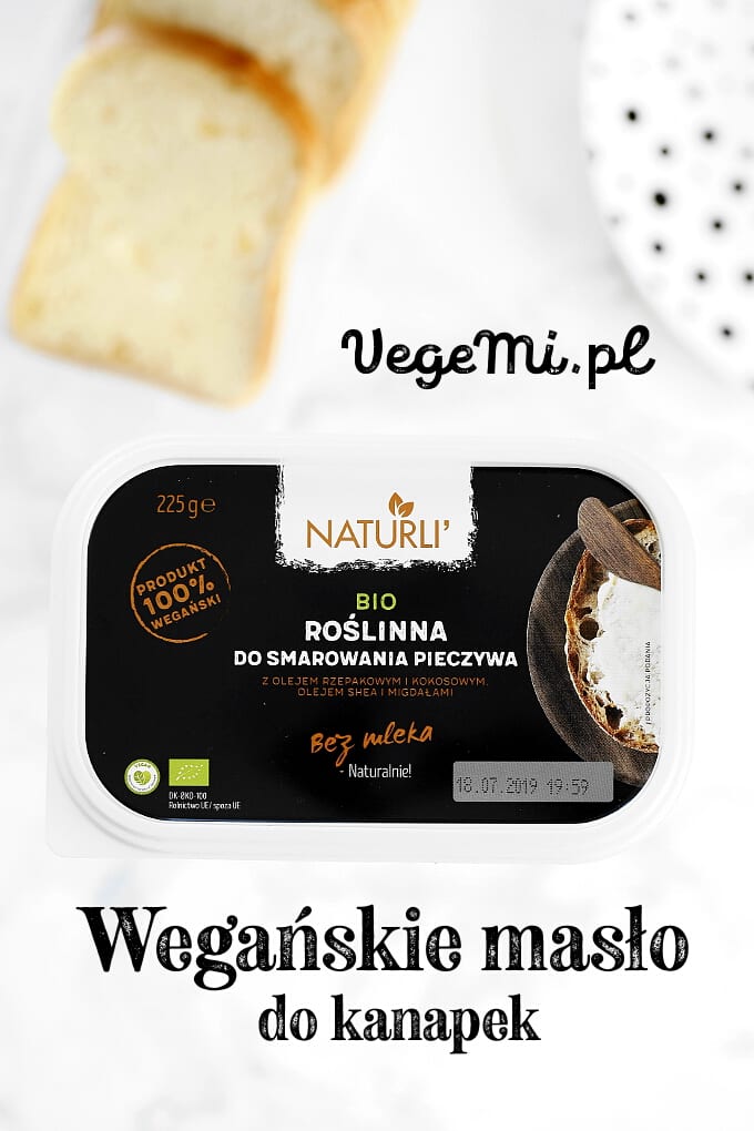 Wegańskie masło NATURLI