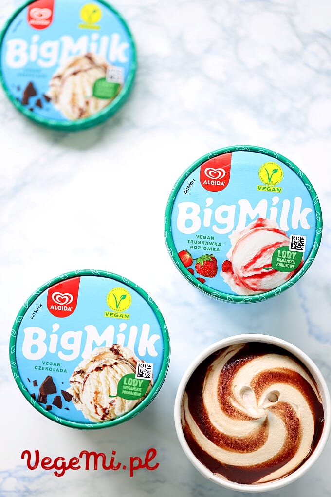 Wegańskie lody Big Milk z Biedronki