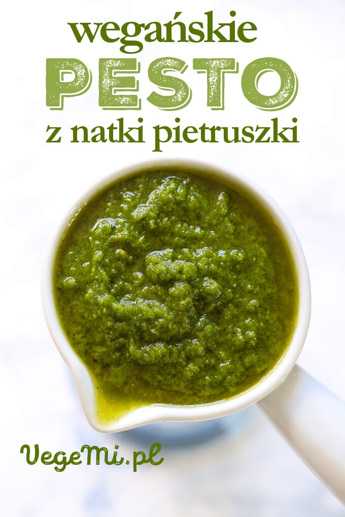 Wegańskie pesto z pietruszką